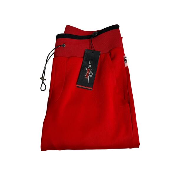 1-93 PLEIN SPORT Men's Jogging Trousers Red Small - Picture 13 of 13